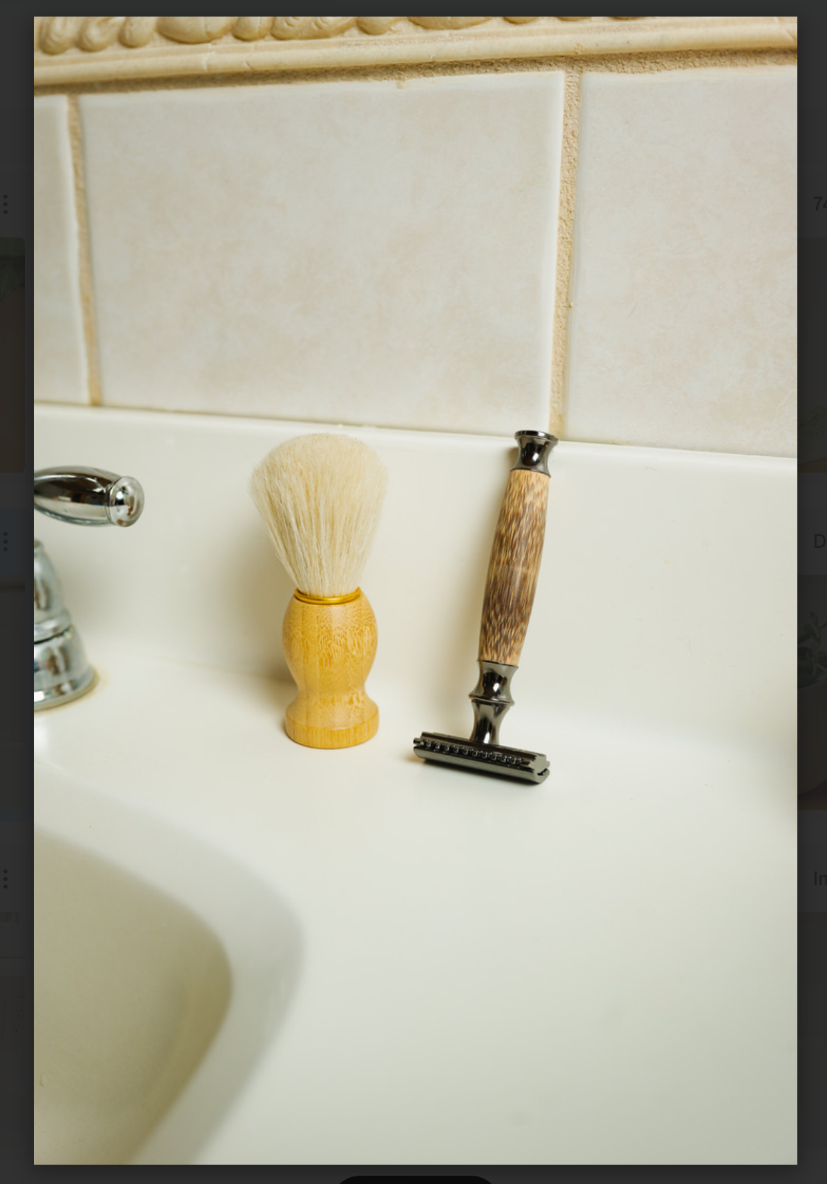 Goat hair Bristle Shave Brush