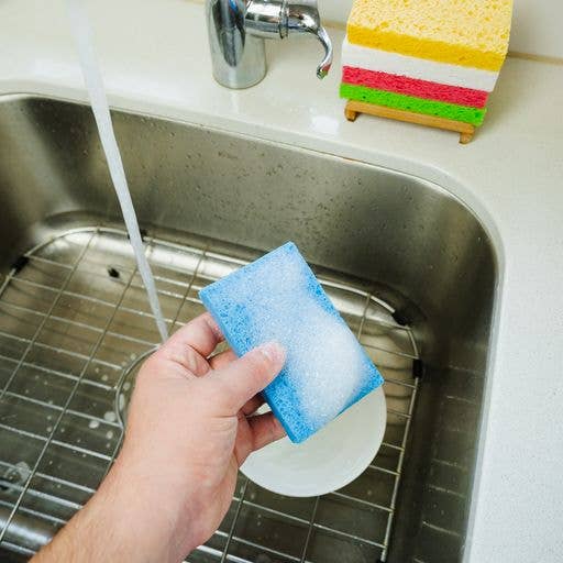Compostable Cellulose Sponge : White