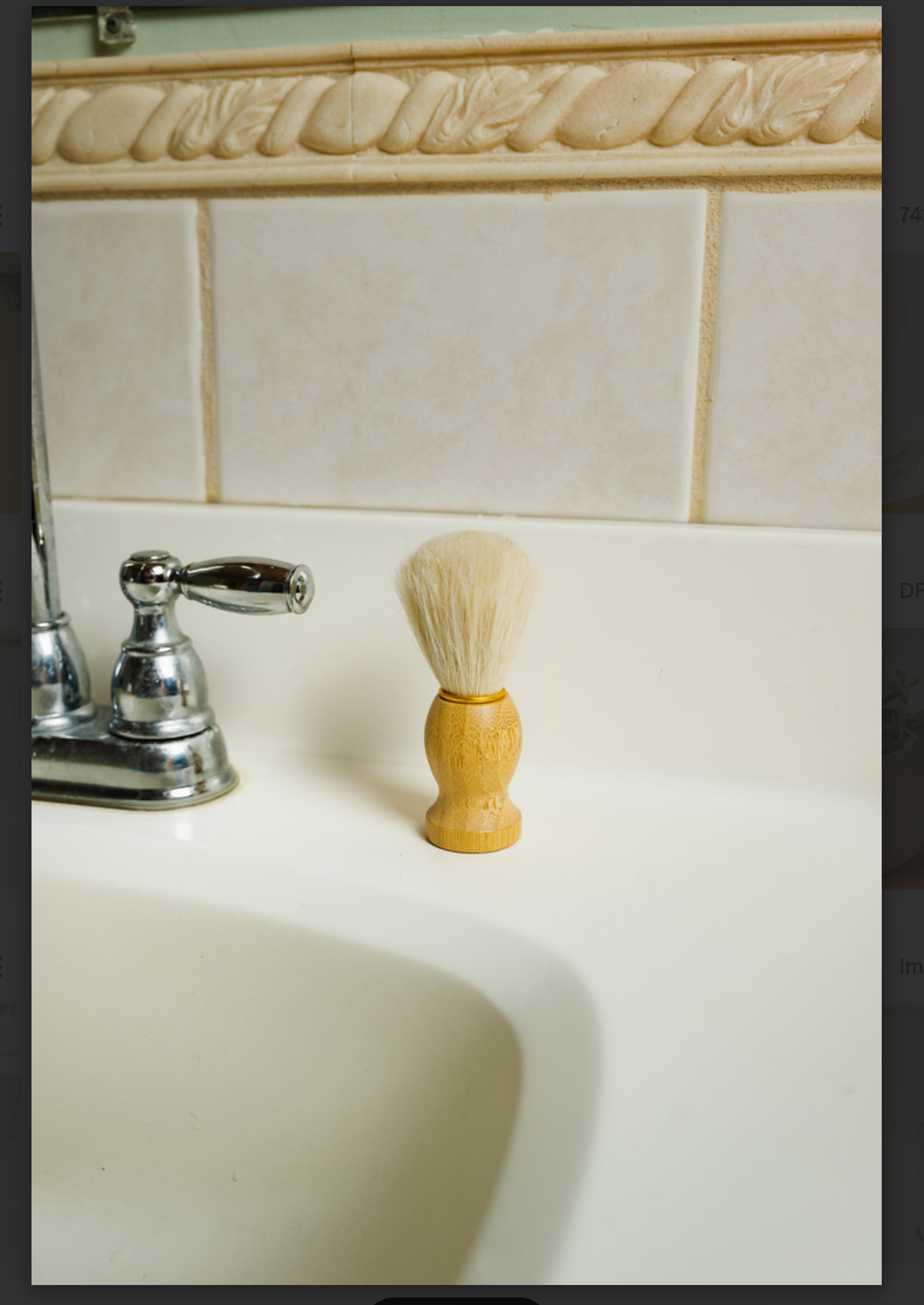 Goat hair Bristle Shave Brush