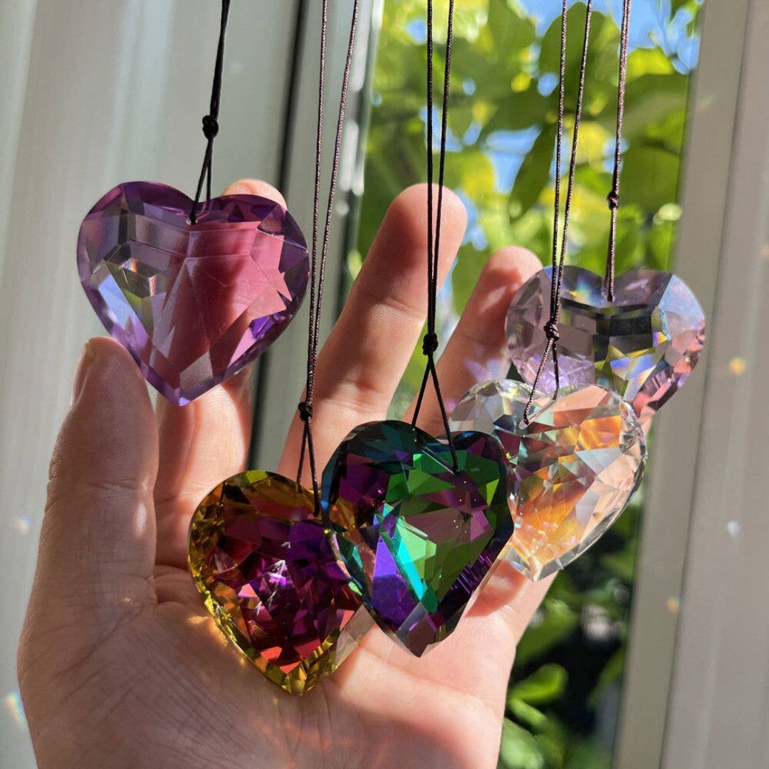 Heart Prism Suncatcher