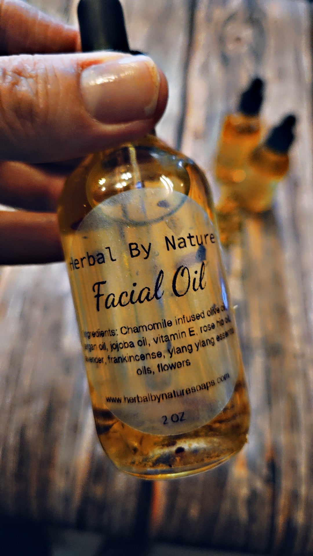 Herbal infused facial oil