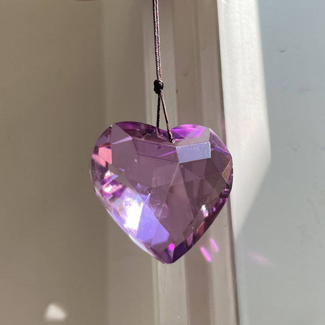Heart Prism Suncatcher
