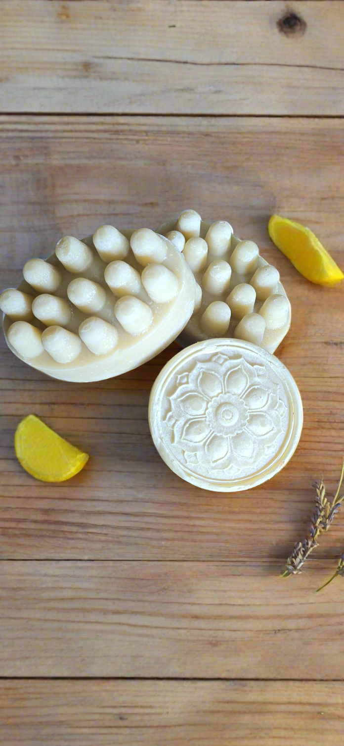 Goats Milk Herbal Shampoo Bars with marshmallow root & apple cider vinegar