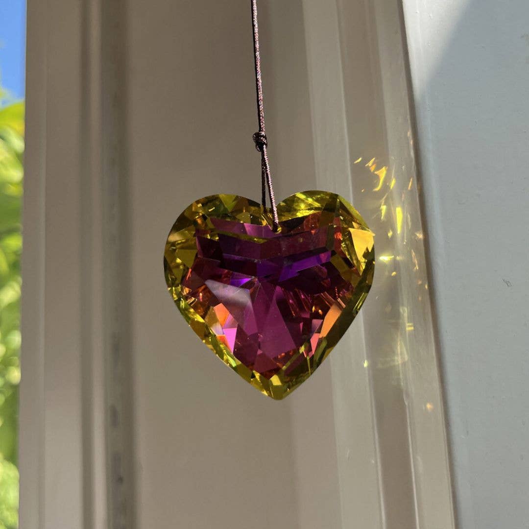 Heart Prism Suncatcher