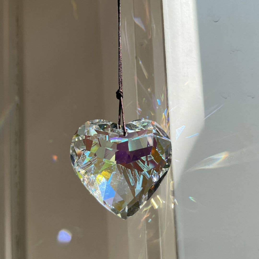 Heart Prism Suncatcher