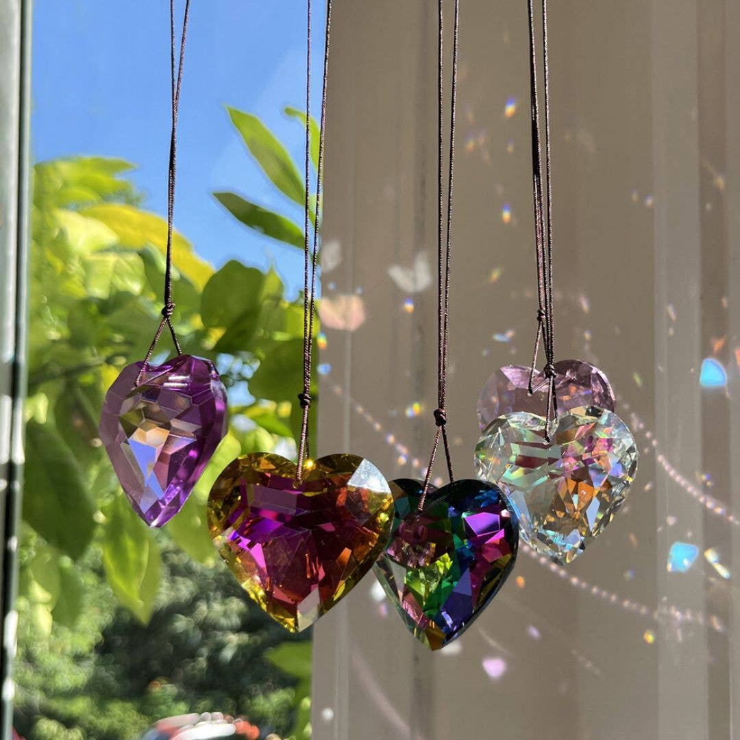 Heart Prism Suncatcher