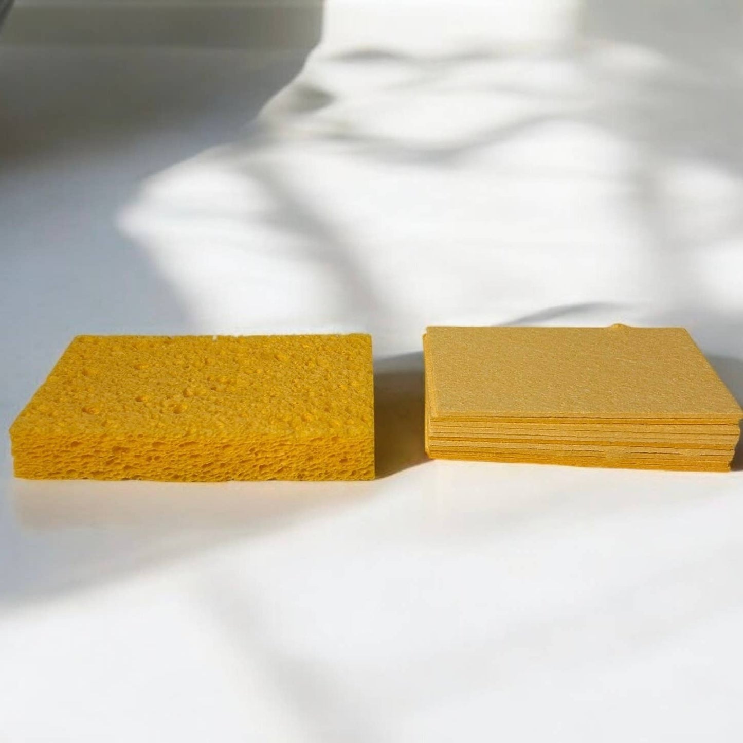 Compostable Cellulose Sponge : White