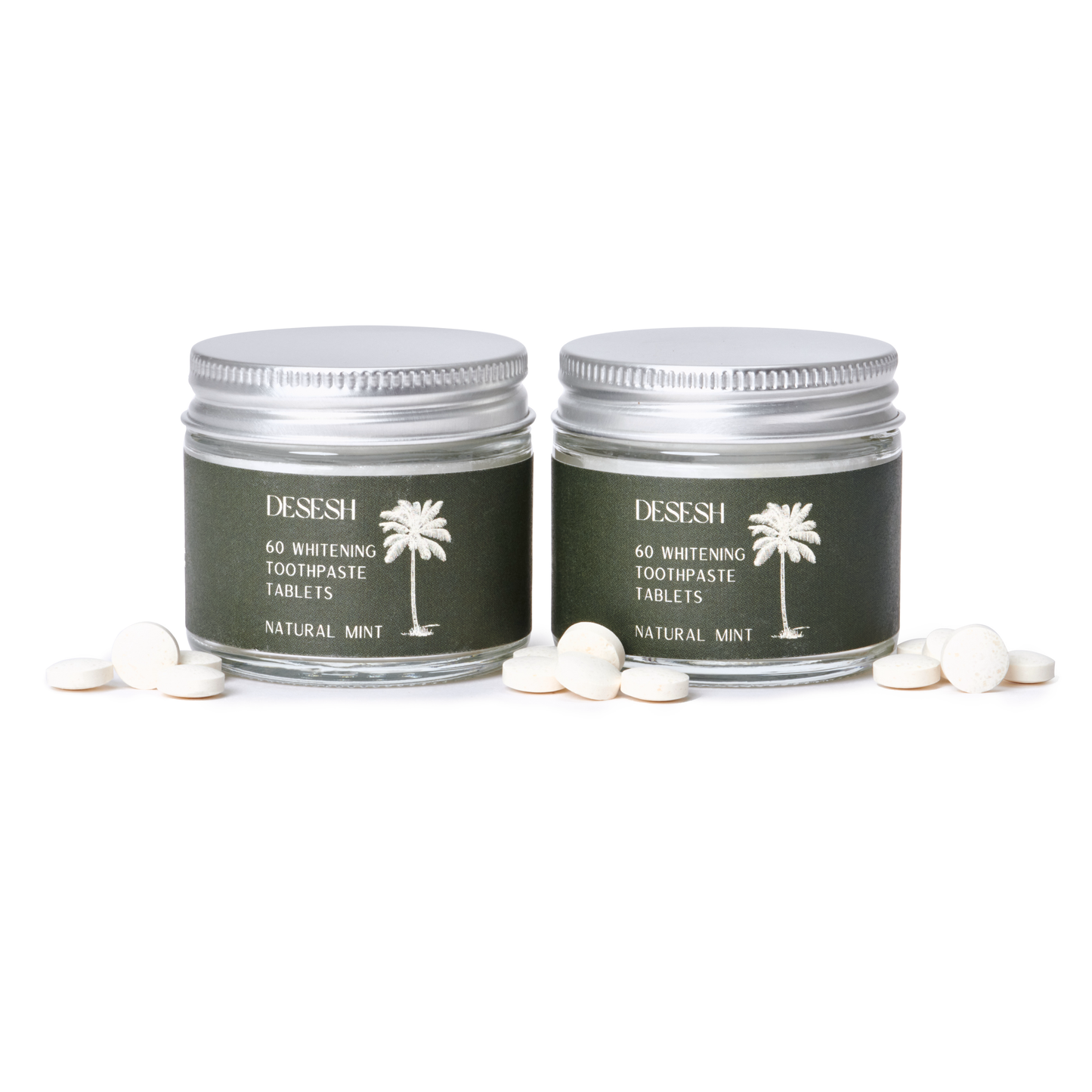 Toothpaste Tablets (SLS & Fluoride Free, Whitening, Mint)