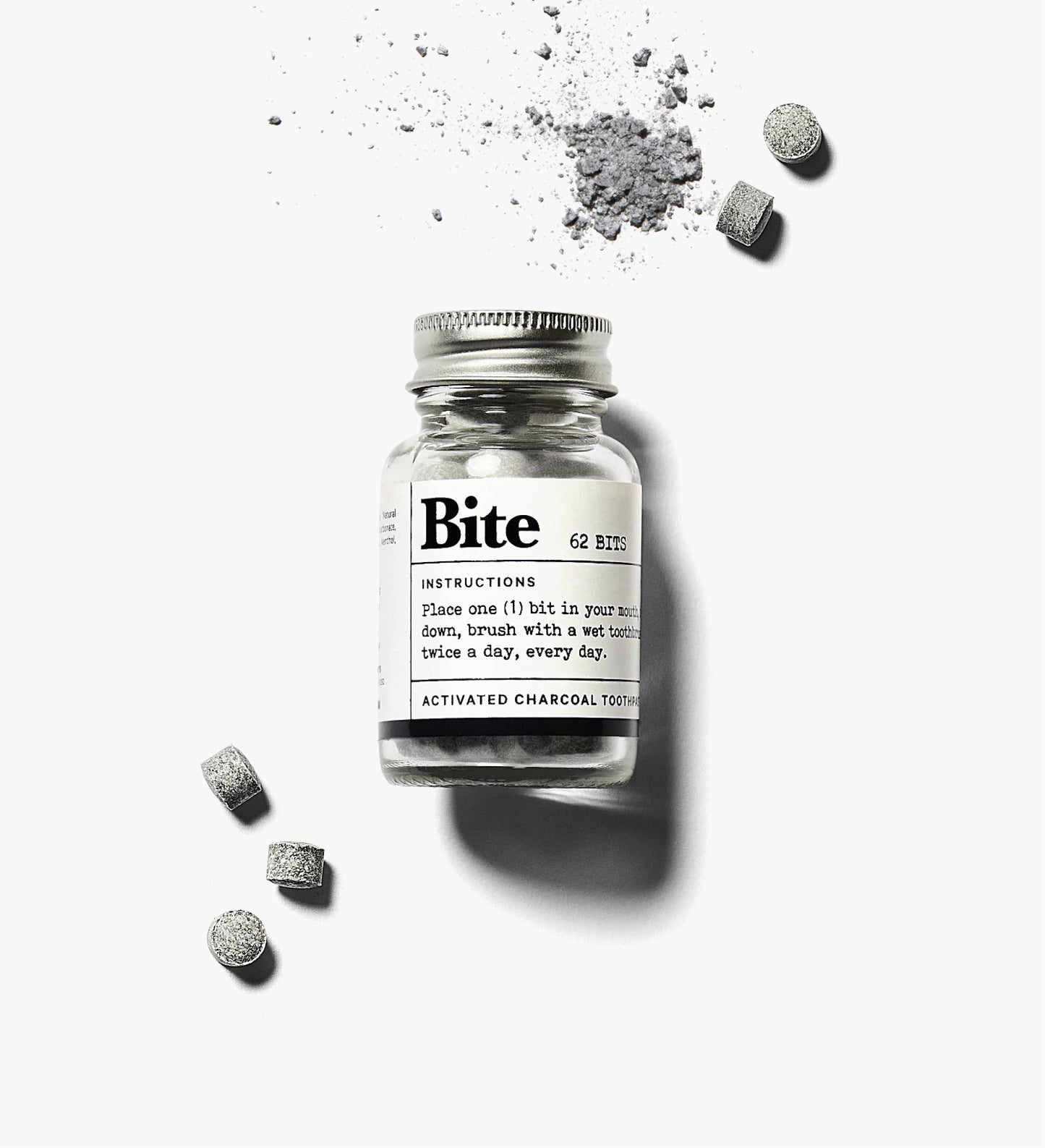 Toothpaste Bits Fluoride-Free - 1oz - Charcoal