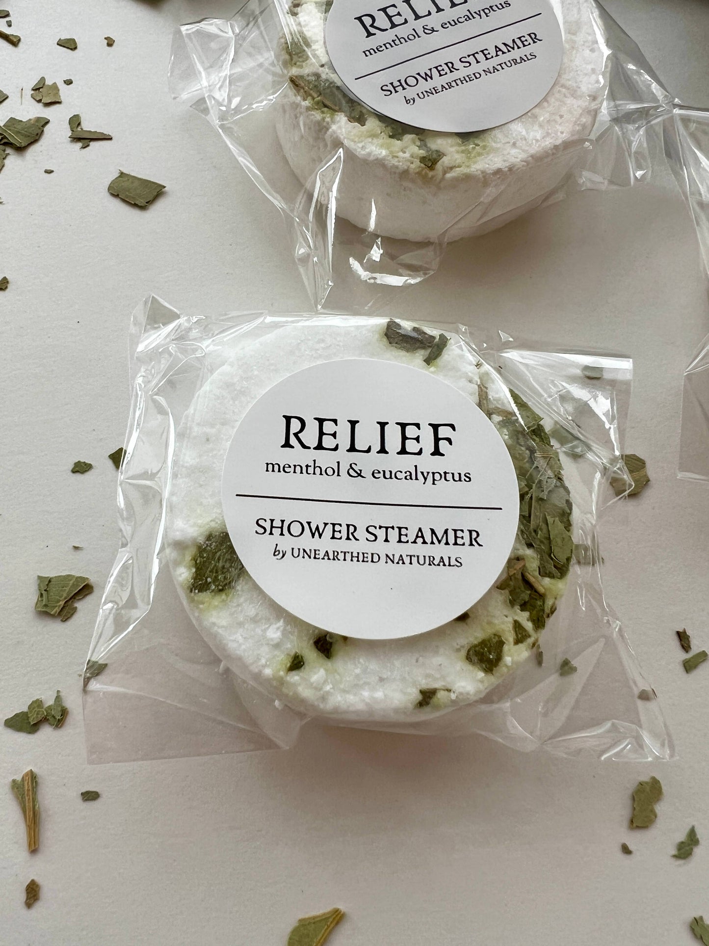 Relief - Menthol & Eucalyptus Shower Steamers | Aromatherapy