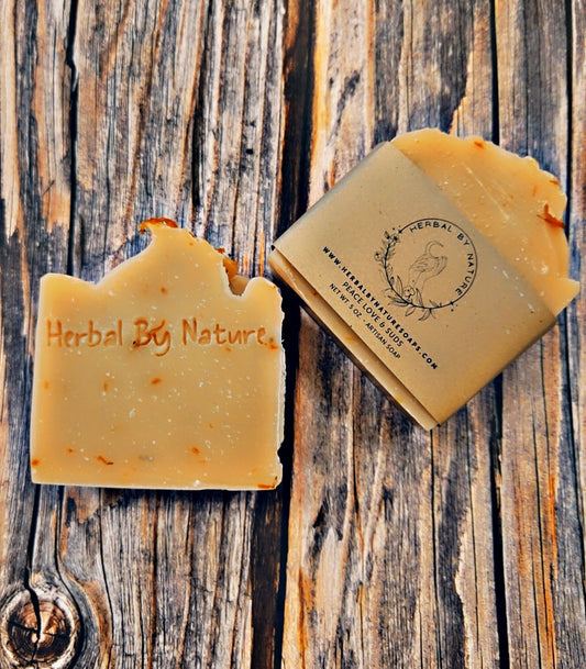 Pineapple Papaya Calendula infused Soap