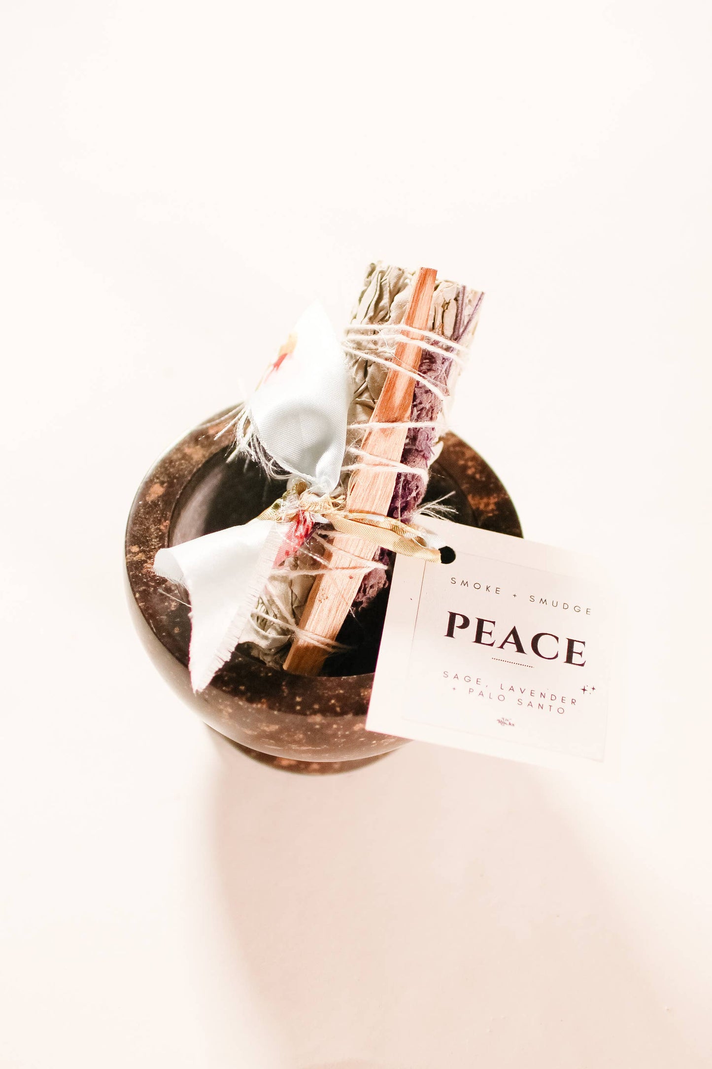 PEACE Smoke + Smudge Bundles | Energy Clearing Kit : Abundance