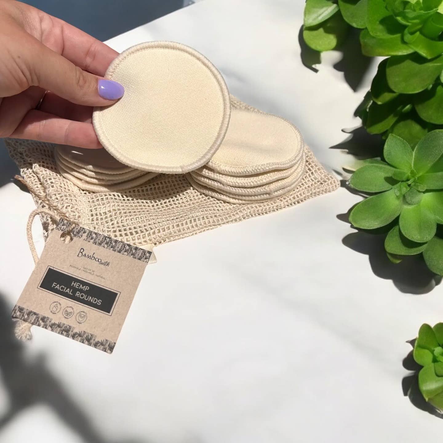 Reusable Hemp Facial Rounds | Earth Day Best