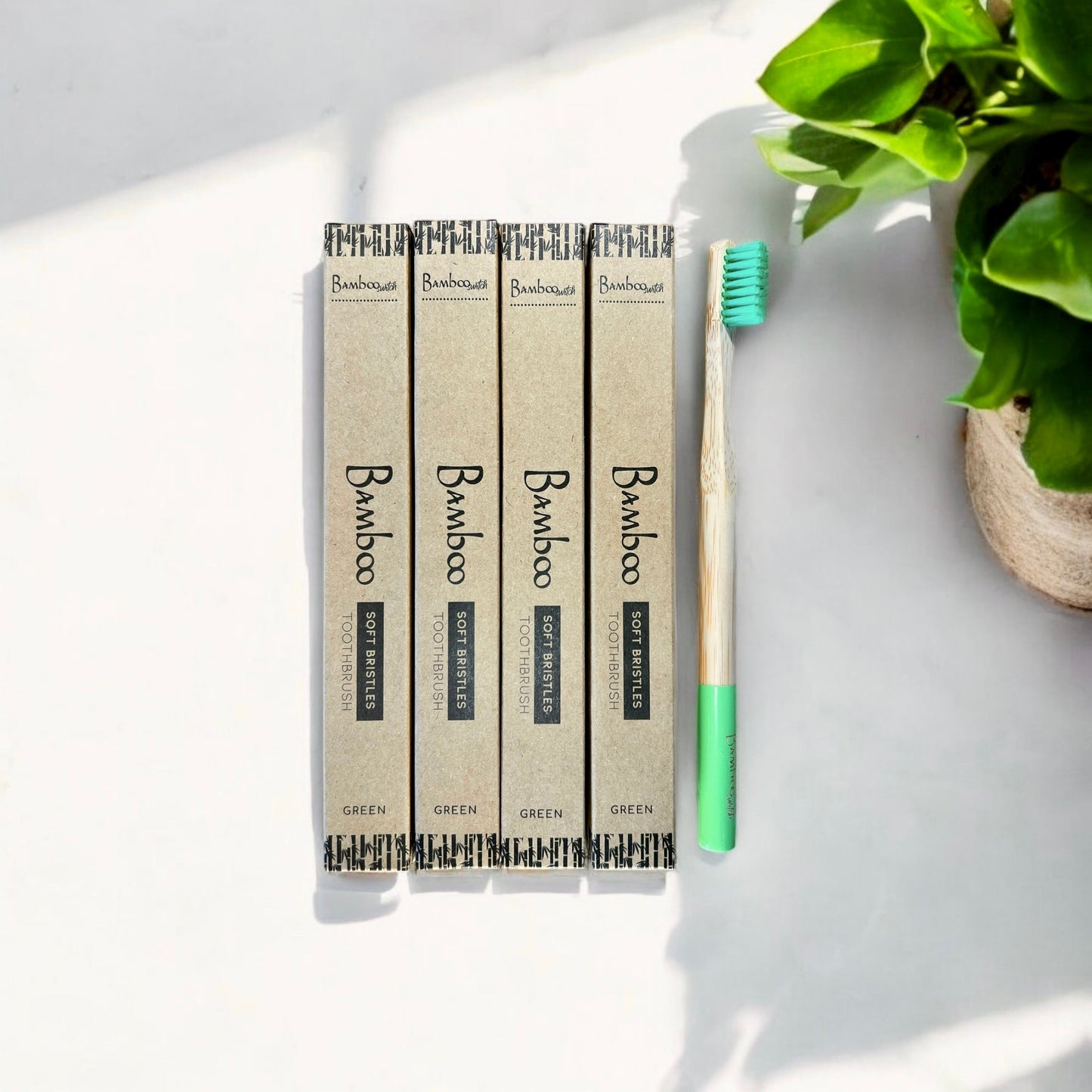 Bamboo Toothbrush | Round Handle