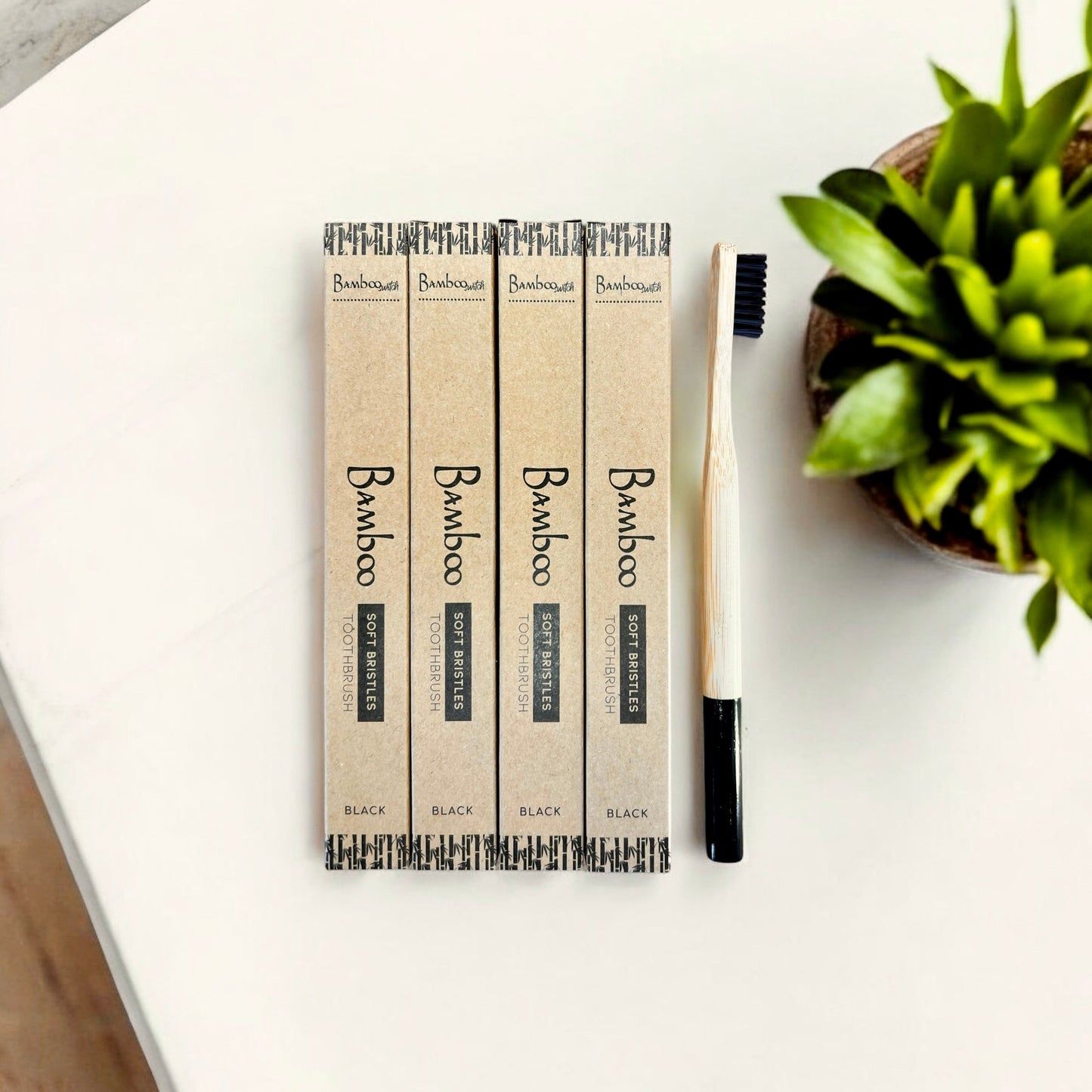 Bamboo Toothbrush | Round Handle