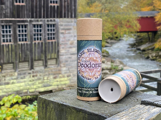 Deodorant - 3 fl oz Paper Push-Up Stick: Tea Tree & Rosemary