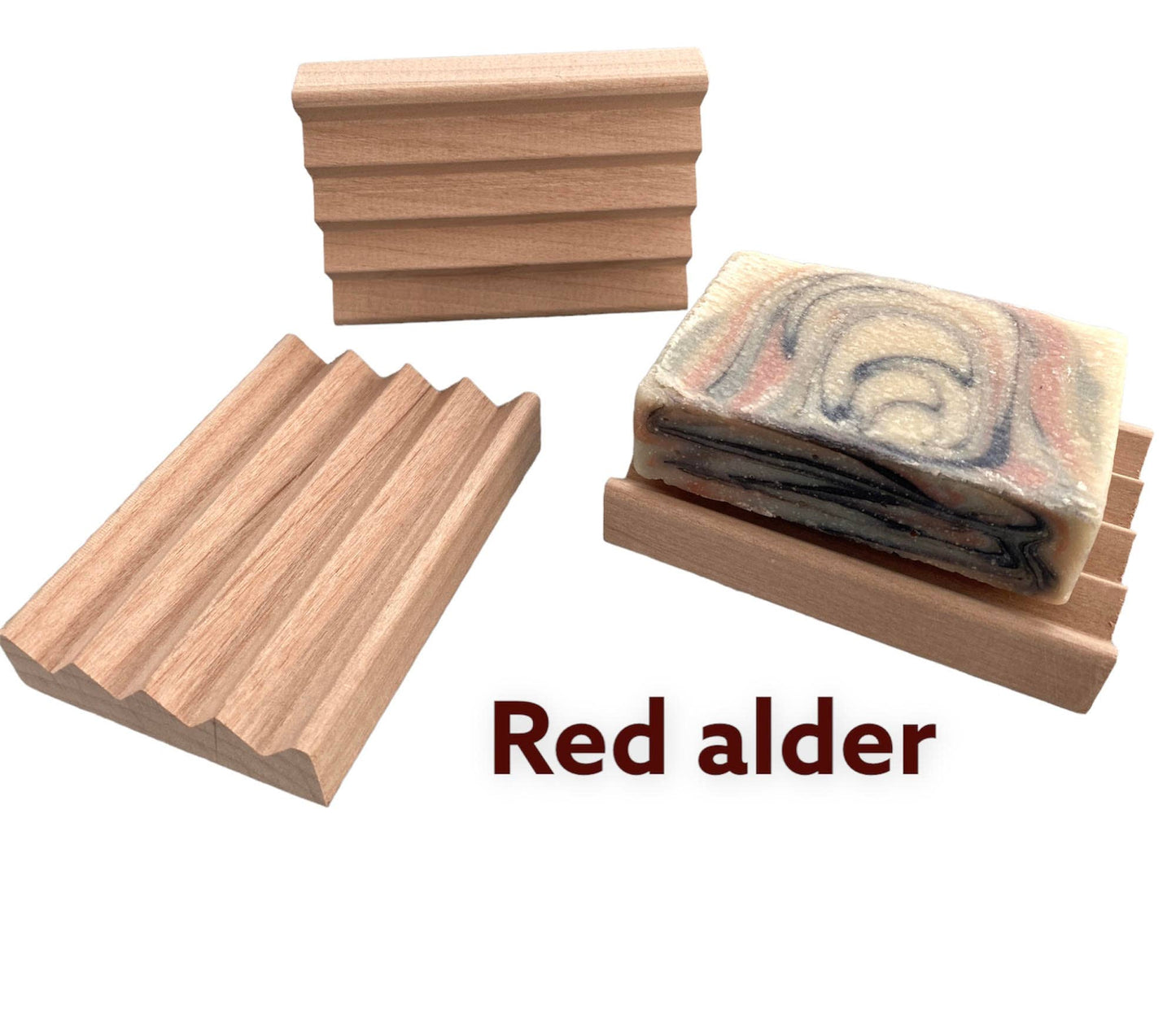 Soap dish- Red alder