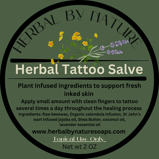 Herbal infused tattoo salve