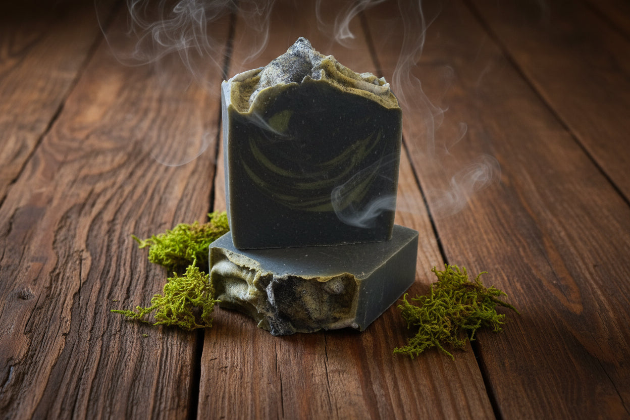 Dark Moss 'exfoliating'