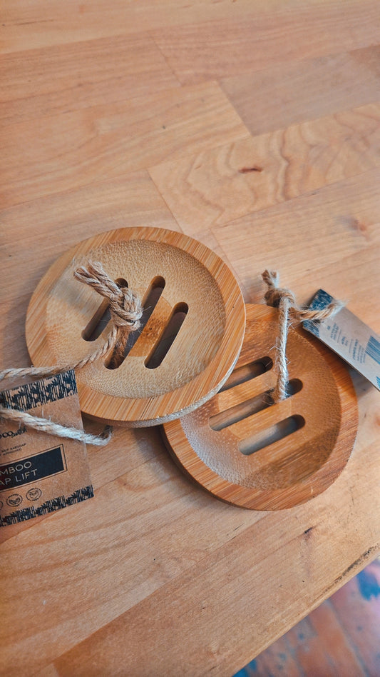 Bamboo round soap/stramer lift