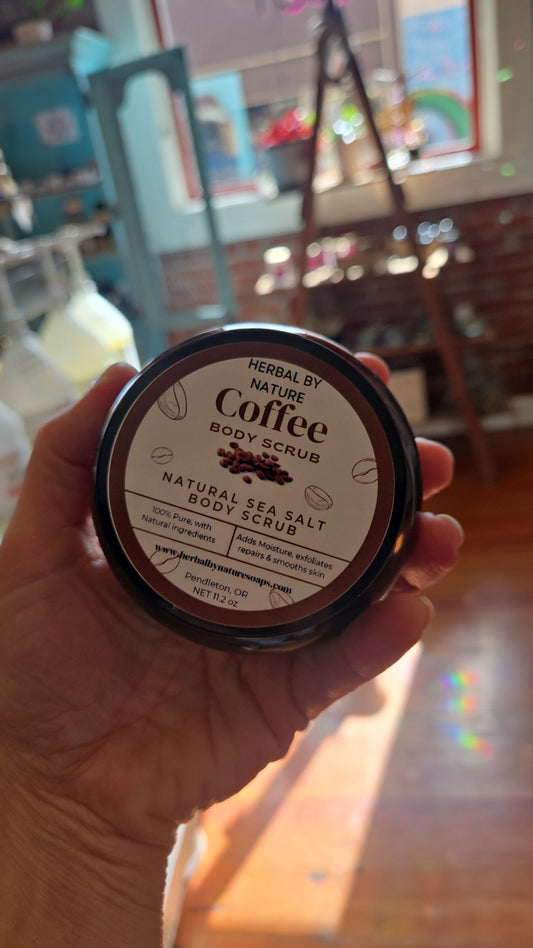 Coffee body scrub
