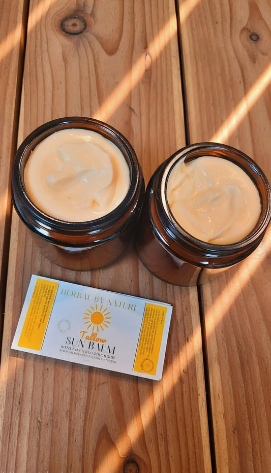 Tallow Sun Balm with zinc oxide