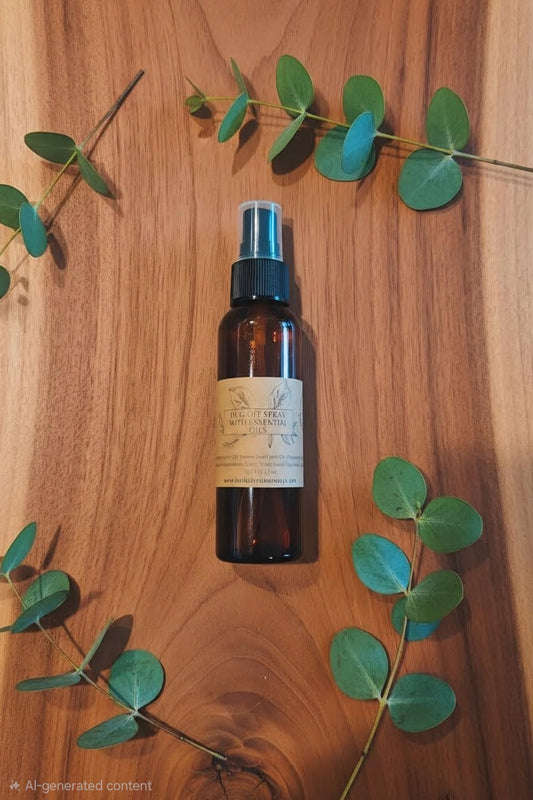 Bug off spray with essential oils